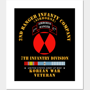 2nd Ranger Inf Company - 7th ID w KOREA SVC X 300 Posters and Art